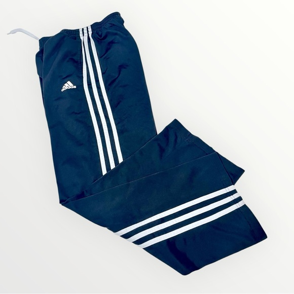 Adidas Black Track Sweatpants Boys L 14/16 - Picture 4 of 16